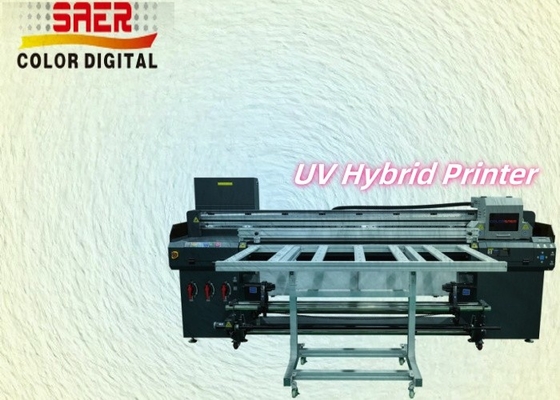 Multicolor Digitale Printing Plotter Roll To Roll En Flatbed UV Inkjet Printer