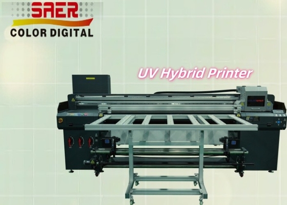 High Speed UV Roll To Roll En Flatbed Inkjet Printer Banner Printing Machine Outdoor & Indoor Printer