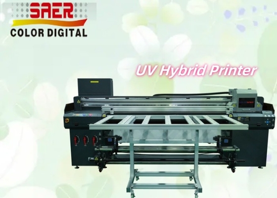 Fabrieksverkoop 2 in 1 UV-printer CMYKW lak