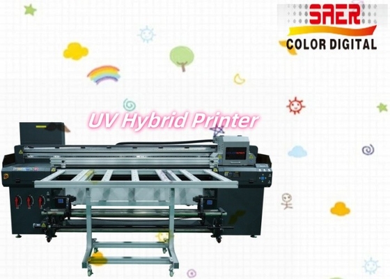 Digitale automatische UV-printer rol tot rol en platbed hybride UV-printer