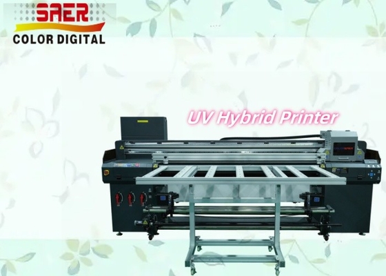 1.8m Garantie van één jaar Technische ondersteuning Roll to Roll en Flatbed UV Printer Outdoor & Indoor drukmachine
