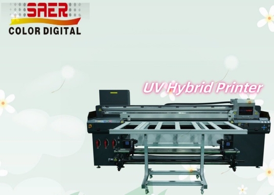 SAER Hot Sale UV-drukmachine met platbed hybride UV-rol naar rol en platbedprinter