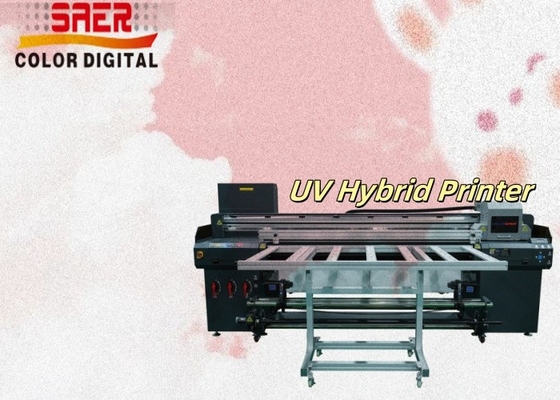SAER Hot Sale UV-drukmachine met platbed hybride UV-rol naar rol en platbedprinter