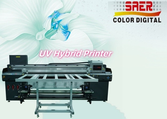 Rol naar rol en platbed UV hybride printer productvriendelijk breedte 180cm UV printer