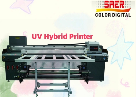 2 in 1 UV-hybride printer voor keramische / glazen / houten UV-printer