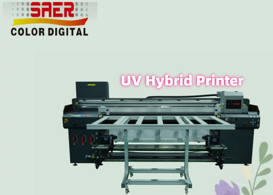 2 in 1 UV-hybride printer voor keramische / glazen / houten UV-printer