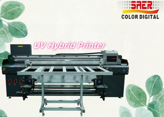 1.8M UV hybride printer voor glas / behang / keramische UV-printer