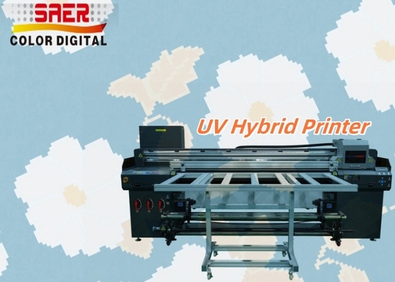 Flatbed And Roll To Roll All-in-one Inkjet Printer UV hybride drukmachine