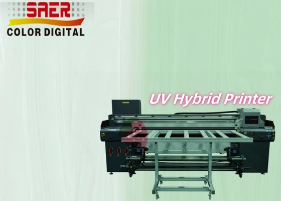 Flatbed And Roll To Roll All-in-one Inkjet Printer UV hybride drukmachine
