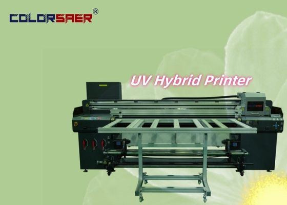 Nieuw ontwerp 1,8m 6ft roll to roll en flatbed UV printer voor verschillende materialen