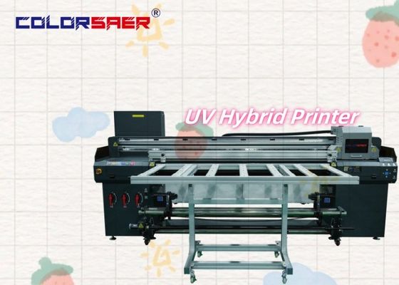 Fabrieksprijs 6FT UV Flatbed en Roll to Roll Hybrid Printer met transportband voor continue industriële productie
