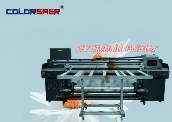 China Fabriek Goede kwaliteit UV-printer Flatbed And Roll To Roll UV Hybrid Printer