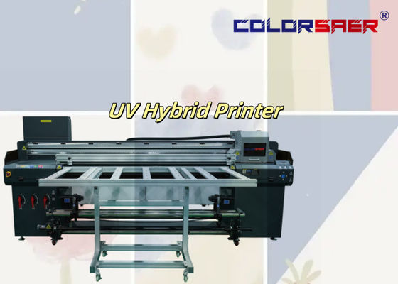 Roll To Roll Flatbed Printing UV hybride printer voor posters Reclame Elektronische decoratie Materialen Handwerk