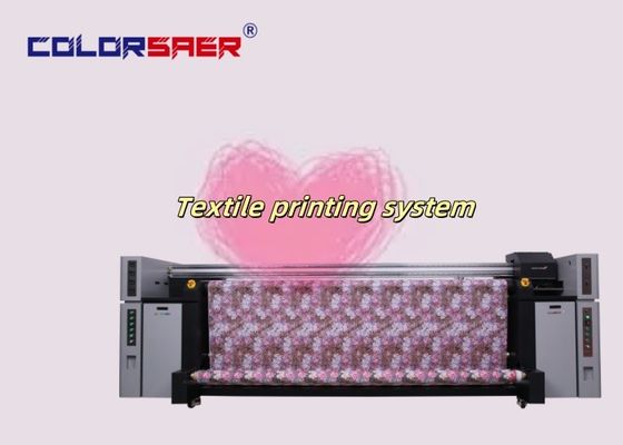 3.2m Custom Print Katoen Hoge Snelheid Stof Vlag Afdruk Machine voor Druppelvlaggen met 8 stuks I3200A1 Printkop