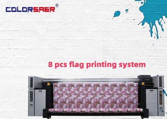 Shanghai Fabriek Grote grootte Sublimatie van kleurstoffen Textiel / Stoffen Inkjet Printing Machine
