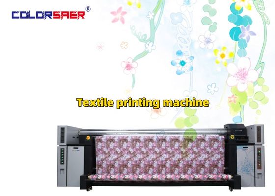 Hoge precisie digitaal textielprintsysteem voor katoen & polyester stof met pigment- en sublimatie-inkt