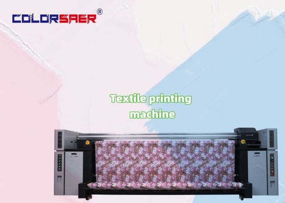 Hoge resolutie grootformaat digitale inkjetprinter direct op textiel