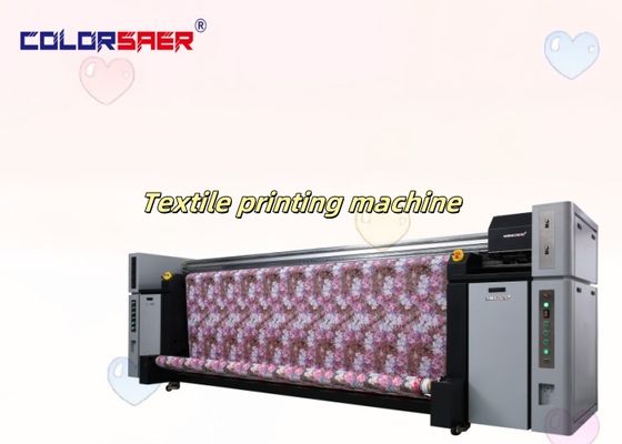Hoge resolutie grootformaat digitale inkjetprinter direct op textiel