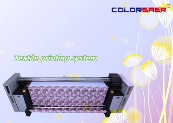 Digitale textielprinter 3,2 m sublimatieprinter met 8 koppen voor katoen-polyester stof