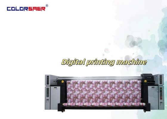 slijtvast Hoogvermogen I3200A1 8 Hoofd 3200mm All-in-One Vlag Stof Digitaal Textiel Stof Drukmachine
