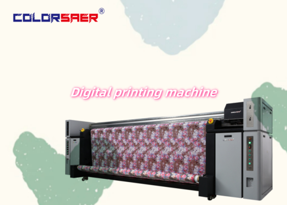 Digitale 8 hoofd industriële sublimatie textiel printer machine groot formaat 3,2m 10,5ft plotter