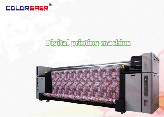 3200 mm Grote grootte Direct op katoen en Poyester Printer Professionele druk op rollen stof machine
