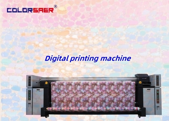 3.2m I3200 Printkoppen Digitale Sublimatieprinter met Verwarmer Alles-in-één Textielprint Systeem Fabrieksverkoop