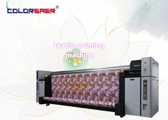 SAER 3,2m Multicolor Digital Fabric Printer met ONYX Software