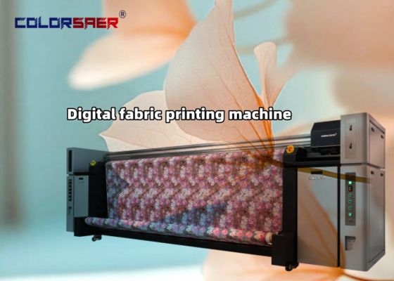 3.2m Digitale Textielprinter met Verwarmer - CMYK Sublimatie Inkt
