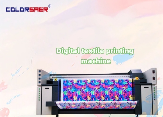 Automatische digitale textielprinter 2200mm met 3 Epson i3200 koppen