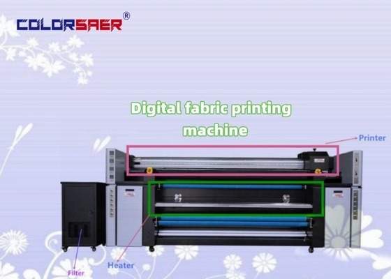 Roll to Roll Digitale Textielsublimatieprinter I3200 Automatisch Textielprintsysteem