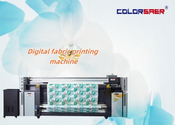 Kleur SAER Grootformaat printer Digitale textiel sublimatie stof stof drukmachines