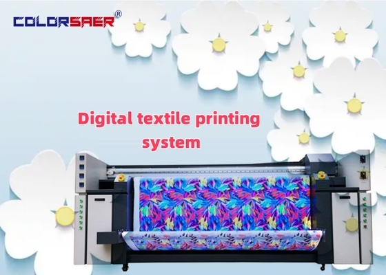 2m inkjet digitale sublimatie textielprinter met vaste verwarmingseenheid