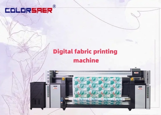 COLOR SAER Grootformaat rol tot rol Polyester en katoen Textiel Print Systeem Stoffen Plotter