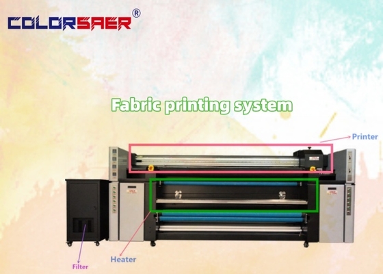 SAER digitale textielprinters apparatuur stoffen plotter met heater en filter alles-in-één printer