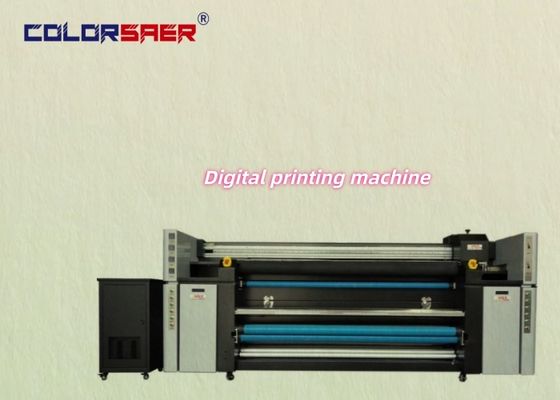 Direct op stof High DPI Textile Digital Printer met verwarming All-in-one Plotter voor katoen en polyesterstof