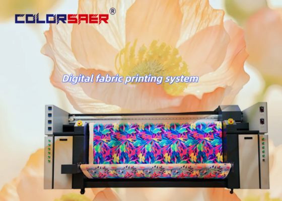 Gloednieuwe hoogwaardige multifunctionele inkjetprinters Grootformaat digitale polyester- en katoenprintmachine