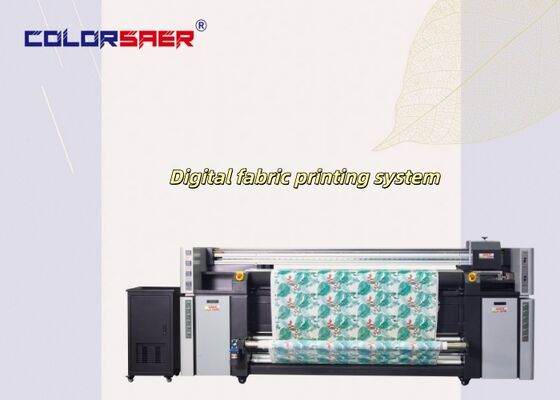 I3200 Head Inkjet Printers SAER Roll to Roll or Directly Out Curtain/Wall paper/ Umbrella/Tent/Flag Fabric Printing Machine
