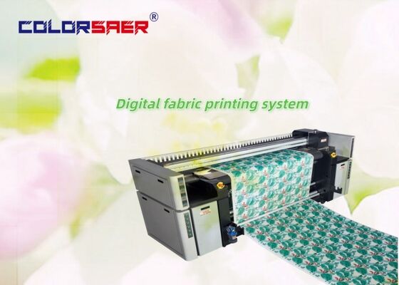 SAER Hoge kwaliteit Multifunctioneel 4 kleur of 8 kleur Textiel plotter met verwarming geheel systeem met pigment inkt of sublimatie inkt