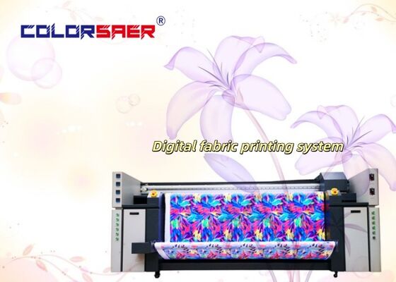 SAER Grote kwaliteitscontrole Grootformaat Inkjet Printers Dye Sublimatieprinter Met Verre Infrarood Verwarming All-in-one Plotter
