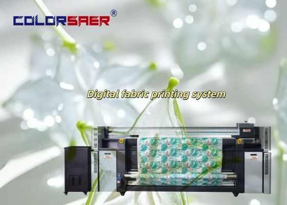 Fabriek Concurrerende Prijs Rol-naar-Rol Sublimatieprinter 4 & 8 Printkoppen Textiel Printsysteem