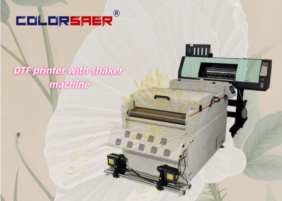 DTF-printer 60cm A3 PET-filmprinter T-shirt DTF-drukmachine met schudpoedermachine