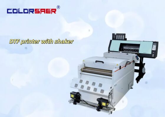 DTF T-Shirt-drukmachine 24 inch Digitaal Multifunctionele DTF Impresora Nieuwe conditie DTF Plotter met Shaker Powder Machine