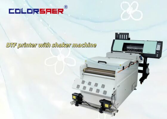 Grote DTF-drukmachine direct op film met poedershakermachine 60 cm voor kleding en T-shirts DTF-inkt