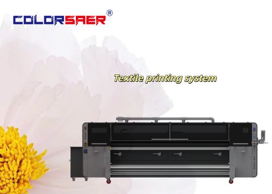 High-end SAER COLOR digitale stof katoen & polyester drukmachine met 4 of 8 stuks drukkop