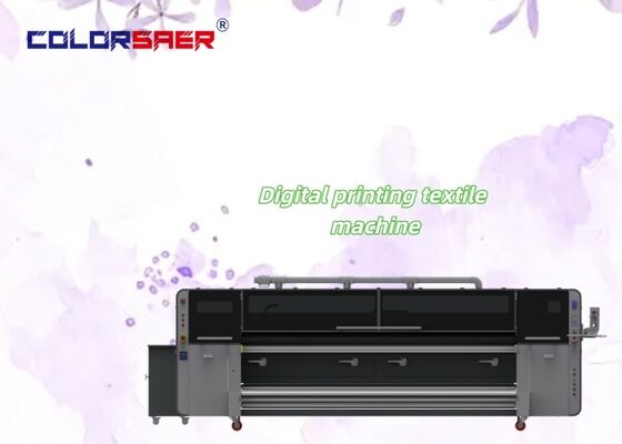 Hoge Resolutie CMYK Digitale Textielprinter met KJ4B-QL Printkop en 3200 mm Printbreedte