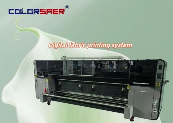 Industriële KJ4B-QL Printkop Sublimatie Inkjet Stoffen Plotter Roll To Roll Textiel Printing System