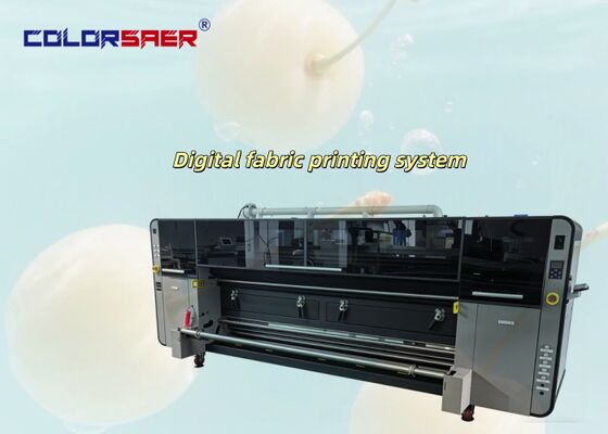 Industriële KJ4B-QL Printkop Sublimatie Inkjet Stoffen Plotter Roll To Roll Textiel Printing System