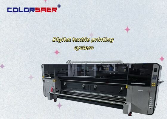 Industriële KJ4B-QL Print Head Textiel Printing System met negatief druk systeem Roll To Roll Plotter