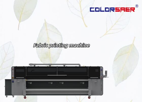 SAER Bedrijfs Nieuw Model CSR3200 Pro Groot Formaat Textiel Printmachine Met KJ4B-QL 4 Stuks Koppen voor Sublimatiedruk